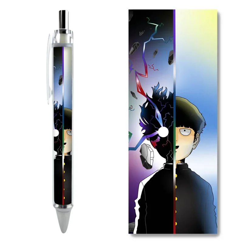 2/4PCS Mob Shigeo Kageyama Reigen Characters Simplicity Gel Pens Anime Cool Creative Stationery  Writing Supplies Student Gifts