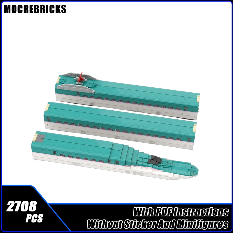 

Серия MOC E5 Shinkansen, беговая карета, поезда на радиальной криве, строительные блоки, модель, кирпичи, игрушки для мальчиков, рождественский подарок