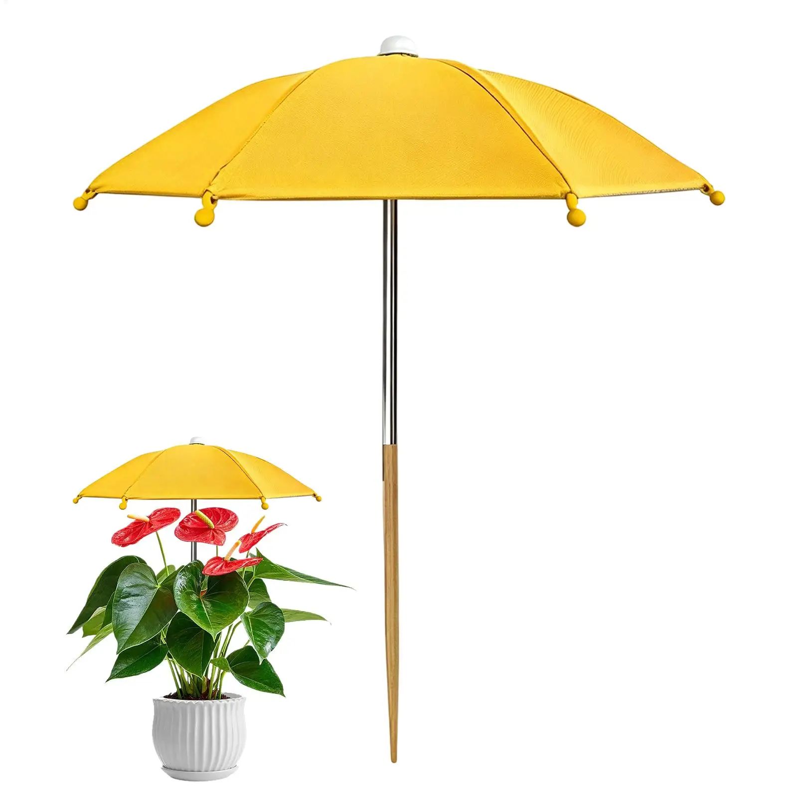 Garden Umbrella For Plants Garden Sun Protection Flowers Parasol Outside Flowerpot Umbrella For Gardeners Patio Porch Backyard