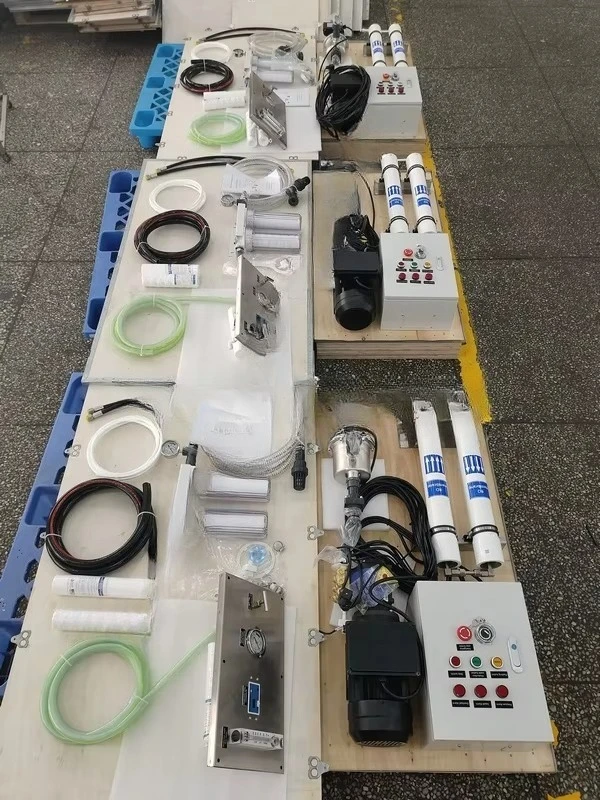 1400L/day Modular Boat Desalinator Split Seawater Desalination RO Plant Salt Water to Drinking Water Machine Yacht Water Maker