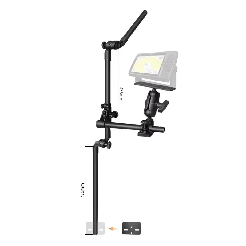 STLF Telescopic Livescope Pole Mount for Garmin With 1073mm VIN-TYQ-003-ZJ-1073