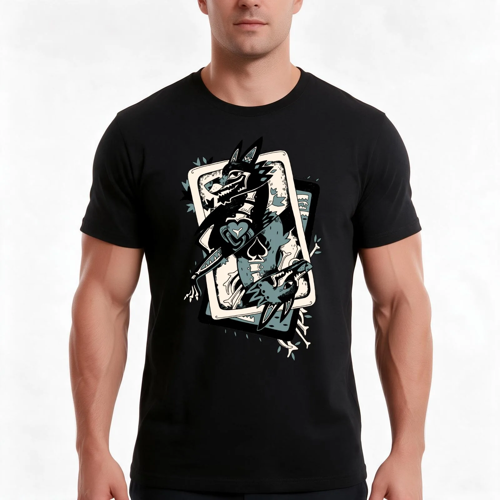 DIVIDED T-Shirt, Summer Casual Cotton Tee, Oversized Streetwear Tops, Vintage Graphic Print, Loose Fit Short Sleeve, 100% Cotton