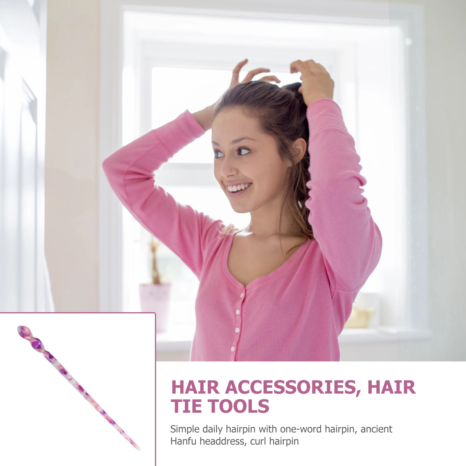 

Vintage Style Chopstick Hairpin Chignon Hairpins Accessories Women Ancient Chinese Hair Sticks Party Wedding Ceremony Daily Use