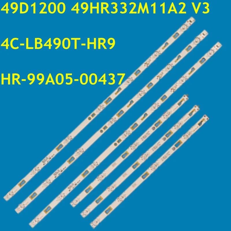 5set LED Streifen 49d1200 49hr332m11a2 49D1200 49HR332M11A2 v3 4C-LB490T-HR9 HR-99A05-00437 Für Thomson T49FSL6010 TS149fs 49FS435