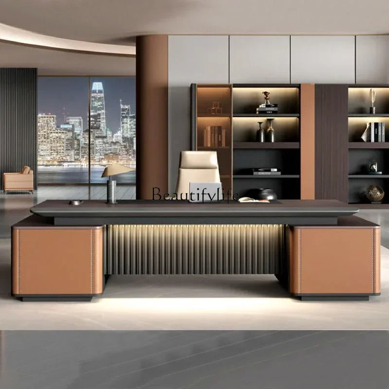 

New Desk boss modern class office simple