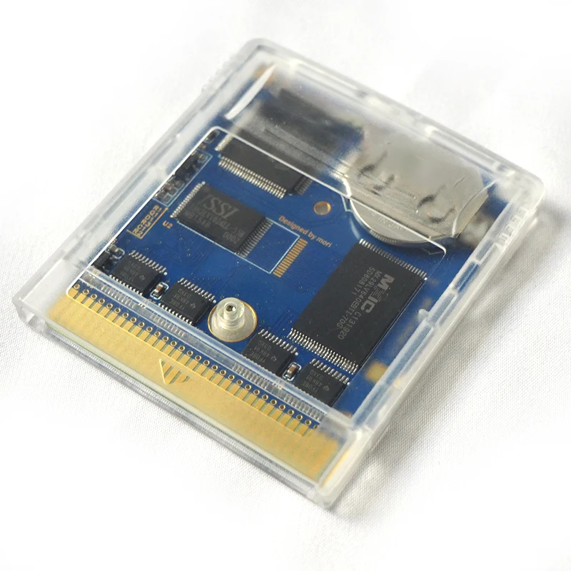 بطاقة Flash 4 في 1 متعددة البطاقات Gameboy MBC5 GBC تدعم ذاكرة فلاش 8M وذاكرة وصول عشوائي 128K SRAM