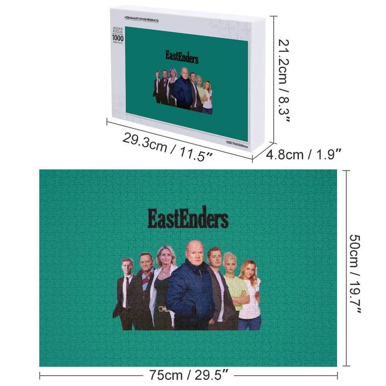 Eastenders a Eastenders a Eastenders Jigsaw Puzzle Foto personalizada Adultos de madera Regalos personalizados Alfândega con foto Puzzle