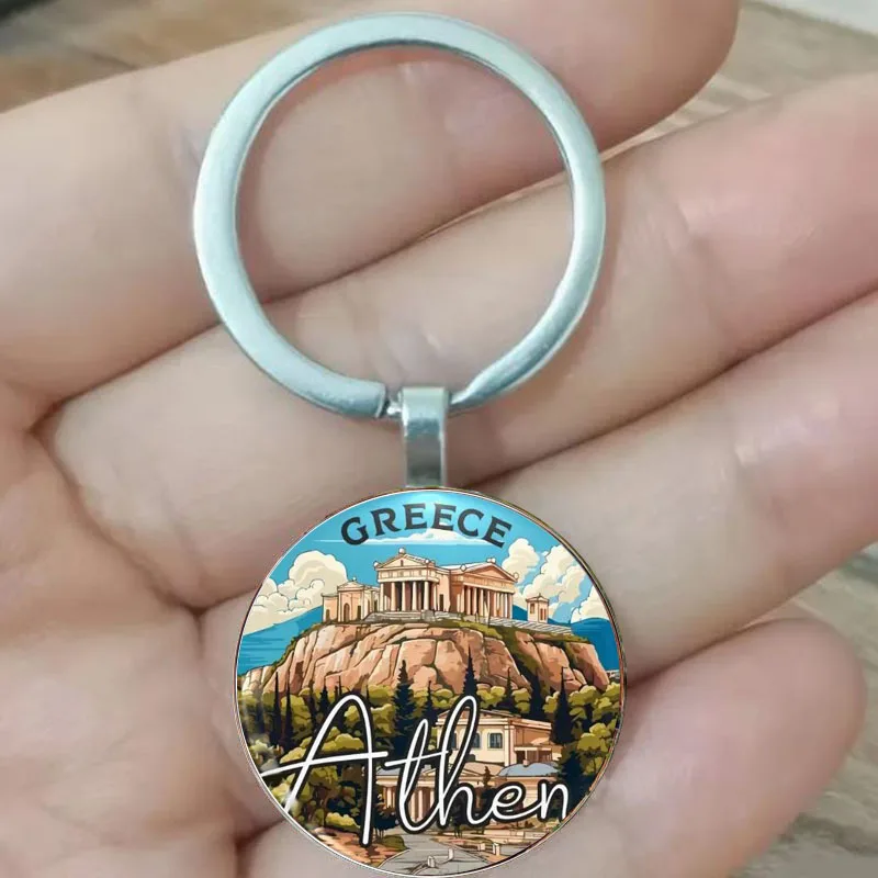 الخيار المثالي لسلاسل المفاتيح أثينا في اليونان، العطلة المثالية أو الهدية للصديقات #1