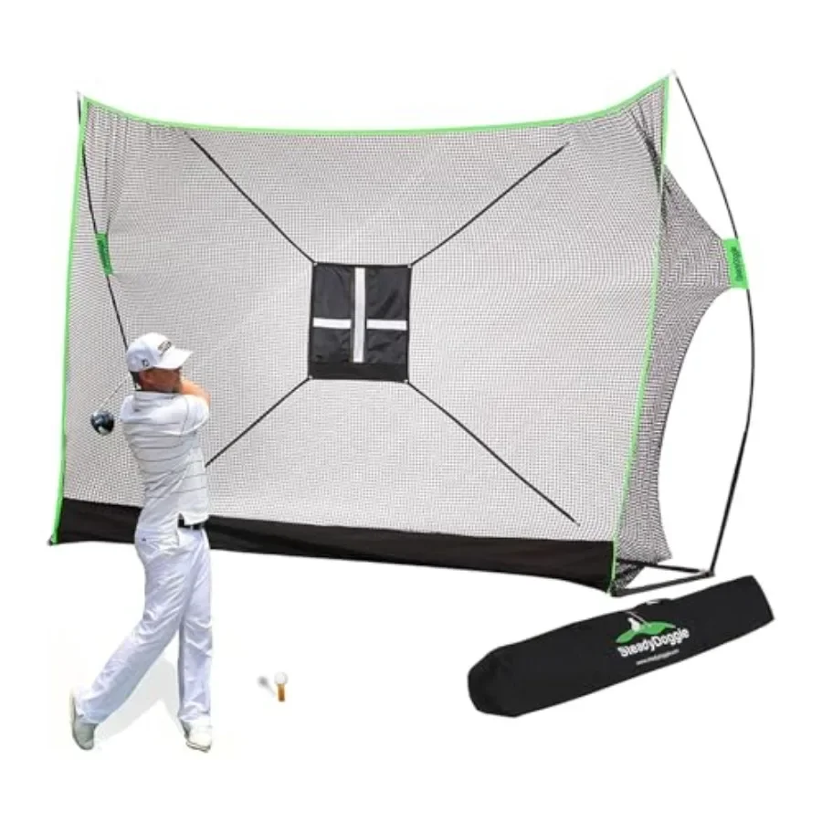 

for Backyard Driving, Golf Practice Net, Dual-Turf Golf Mat, Chipping Target and Carry Bag