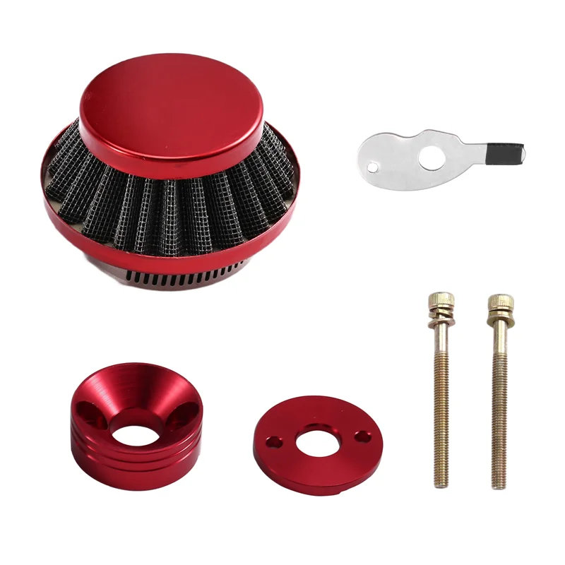 Kids ATV For 2 Stroke 42Mm Air Filter Stack Choke Kit Replacement For 47Cc 49Cc 40-5 Mini Pocket Bike Blad Powered Scooter-Boom