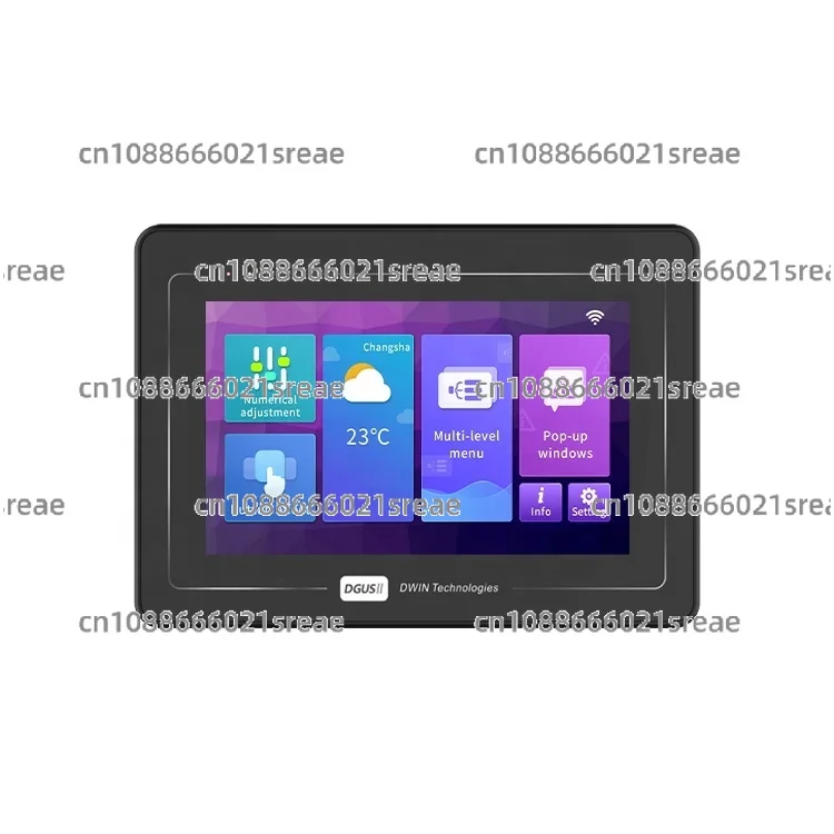 

DWIN 7.0 Inch Touch Panel, Smart UART Serial TFT LCD Module,1024*600HMI LCD Display