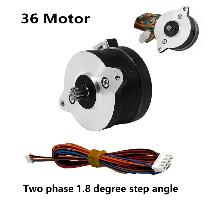 1pc 2pcs 3pcs 3D Printer 36 Motor Nema14 Two-phase 1.8 Degree Extruder Stepper Motor With Cable Stage Lighting  Medical equipmen