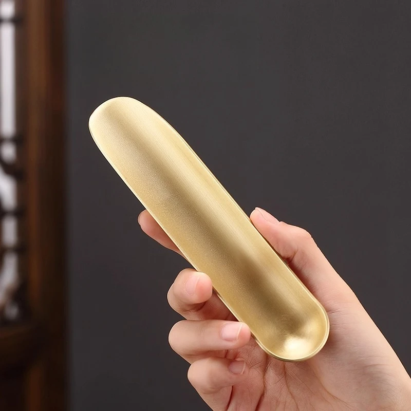 

Pure brass integrated tea, tea shovel, teaspoon, tea appreciation device, waking tea dispenser, teaspoon, tea set accessories