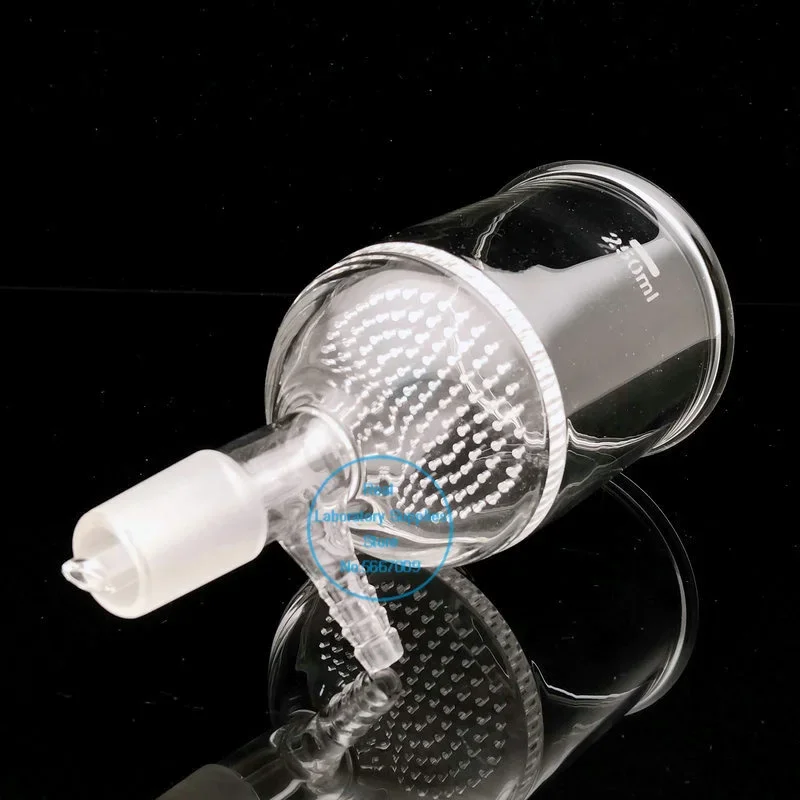 1piece 30ml/60ml/100ml/150ml/250ml/500ml/1000ml Glass Suction Filter Funnel (Default 24#)