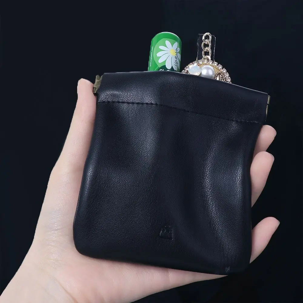 Soft Girls Boys Nordic Small Card Holders Lipstick Pouch Mini Wallet Leather Coin Purse Earphone Holder Key Bag