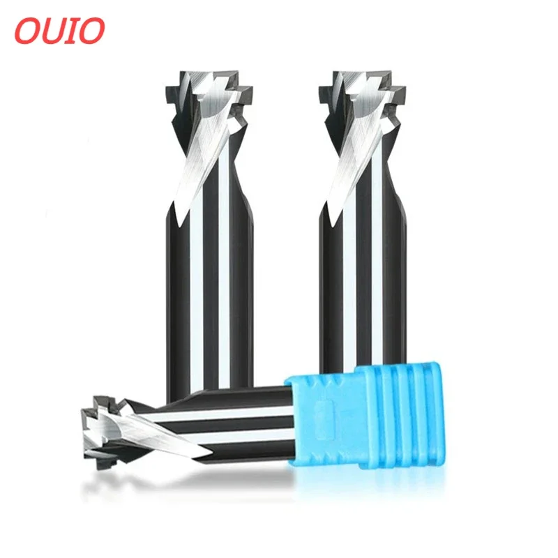 OUIO Neon Lights Tungsten Carbide Acrylic Slotting Knife Mini Advertising Words Light Strip Molding End Mill For LED 6/8/12mm