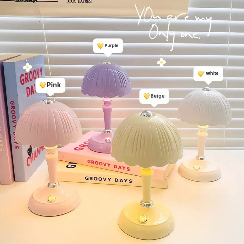 

Cream Gel DIY Handmade Jellyfish Table Lamp with Button Battery Cute Girl Heart Romantic Bedroom Nightlight Home Decor Hot