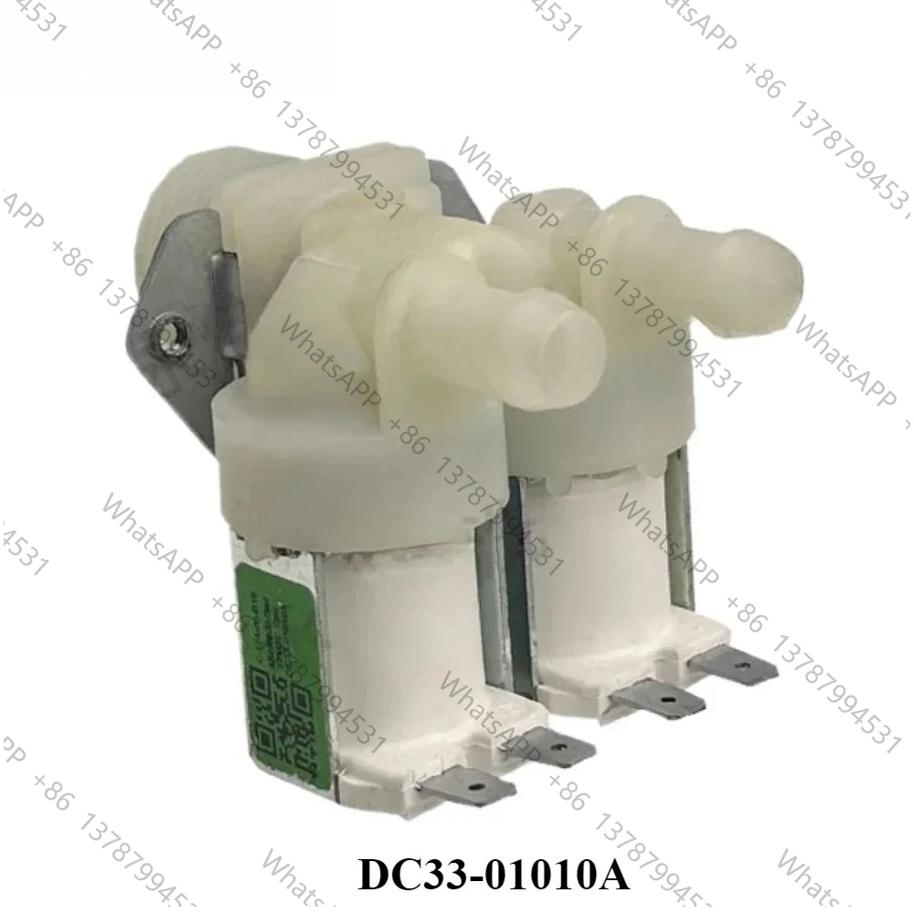 Nova Válvula Solenoide de Entrada de Água Elétrica DC 12V DC33-01010A para Máquina de Lavar - Peças para Lavadora