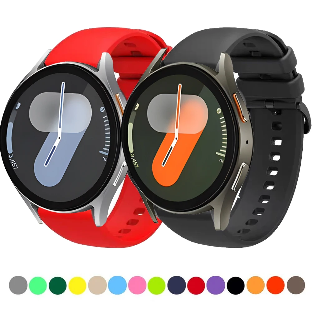 22mm Silicone Strap for Huawei Watch GT5 46mm Comfortable Adjustable Wristband for Samsung Galaxy Watch 3 for Amazfit GTR 47mm