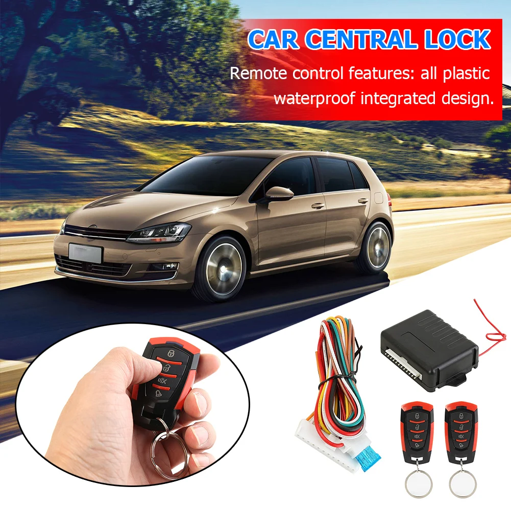 

Car Remote Central Door Locking Kit Practical Multi-functional Portable Parts Auto Keyless Entry Alarm System 410/T111
