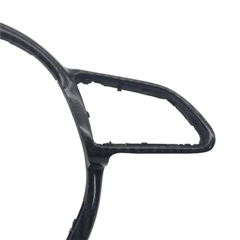 For A4 B8 A6 C7 A3 8V Real Carbon Fibre Car Steering Wheel Frame Cover Assembly Accessories - view 6