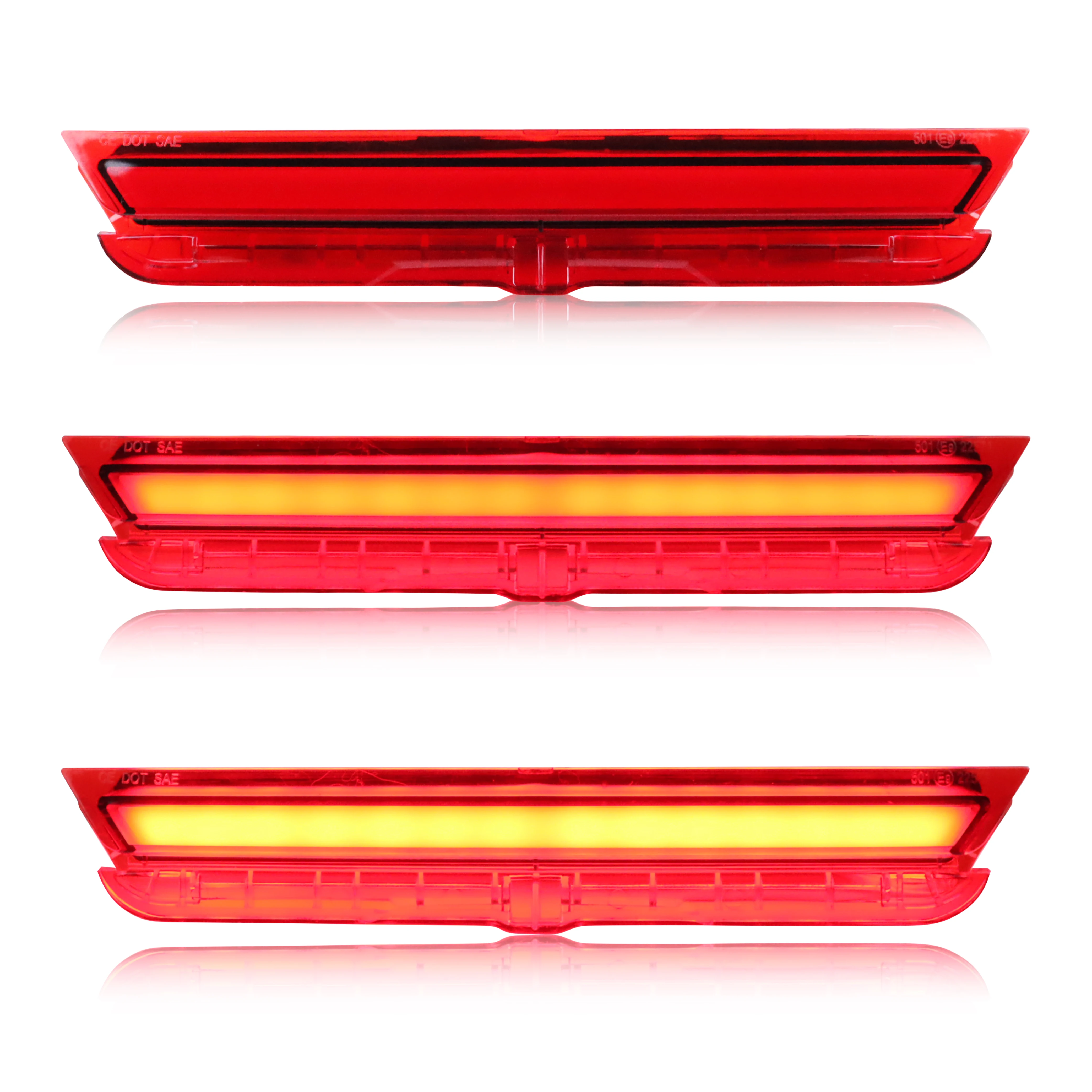 

1 шт. Задний фонарь, стоп-сигнал, ДХО, третий стоп-сигнал, задний габаритный фонарь с красным светодиодом для SCION TC 2011-2016 годов