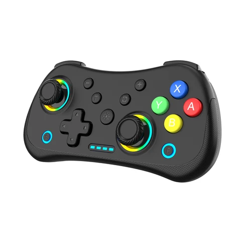 Imagen 2 del producto Mini Control Inalámbrico Multifuncional para Switch con Luces RGB y Joystick Hall, Compatible con Función Burst