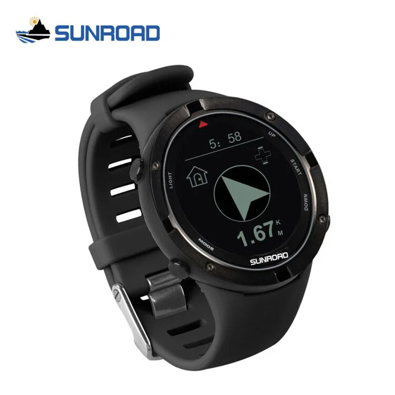 SUNROAD Smart Watch GPS Positioning Multi-Sport Data Analysis Waterproof Synchronization Mobile Phone Data Men's Sports Watch