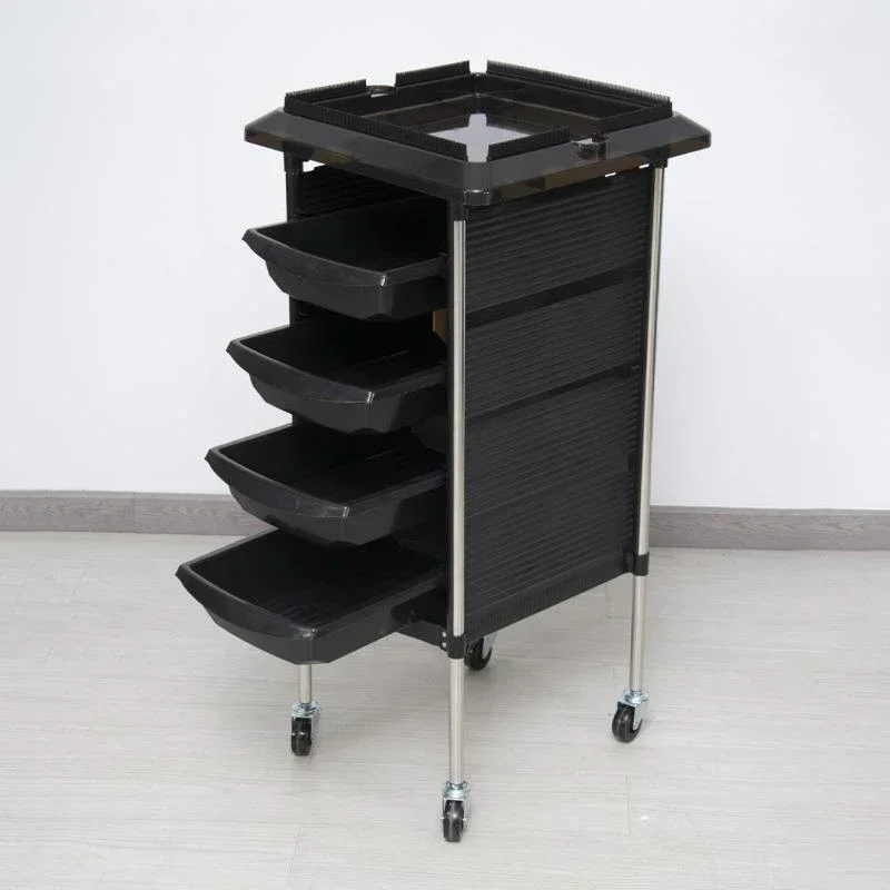 Japanese Style Storable Trolley Originality Barber Shop Multifunctional Trolley Modern Nail Salon Furniture Skjuta En Vagn HBSC