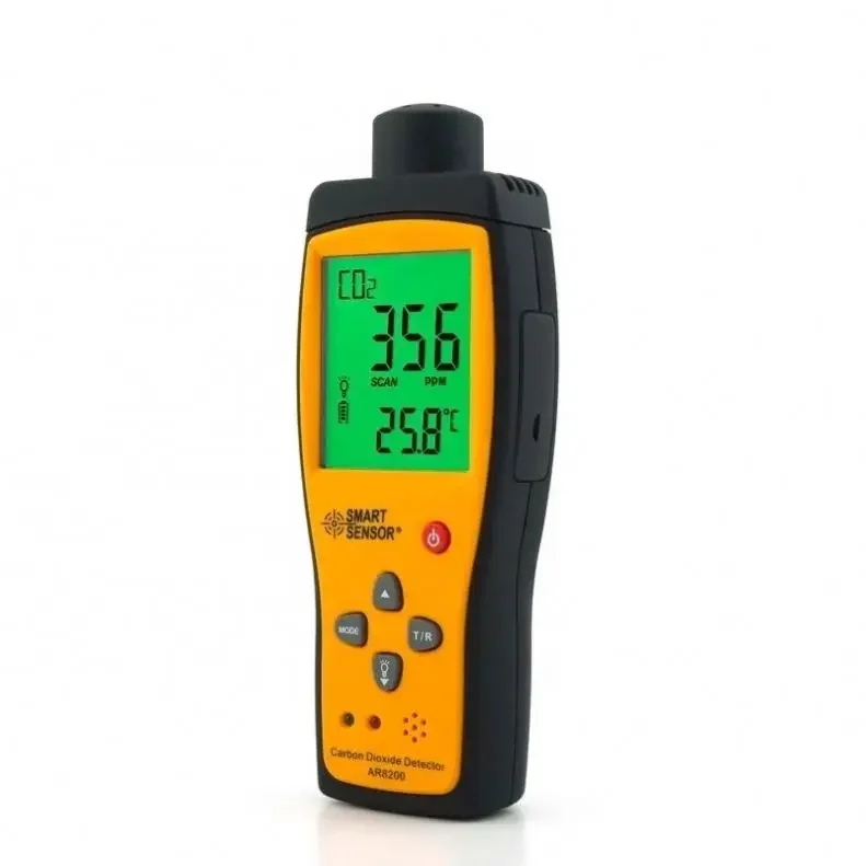 Portable Co2 gas meter carbon dioxide gas analyzer Smart Sensor  AR8200