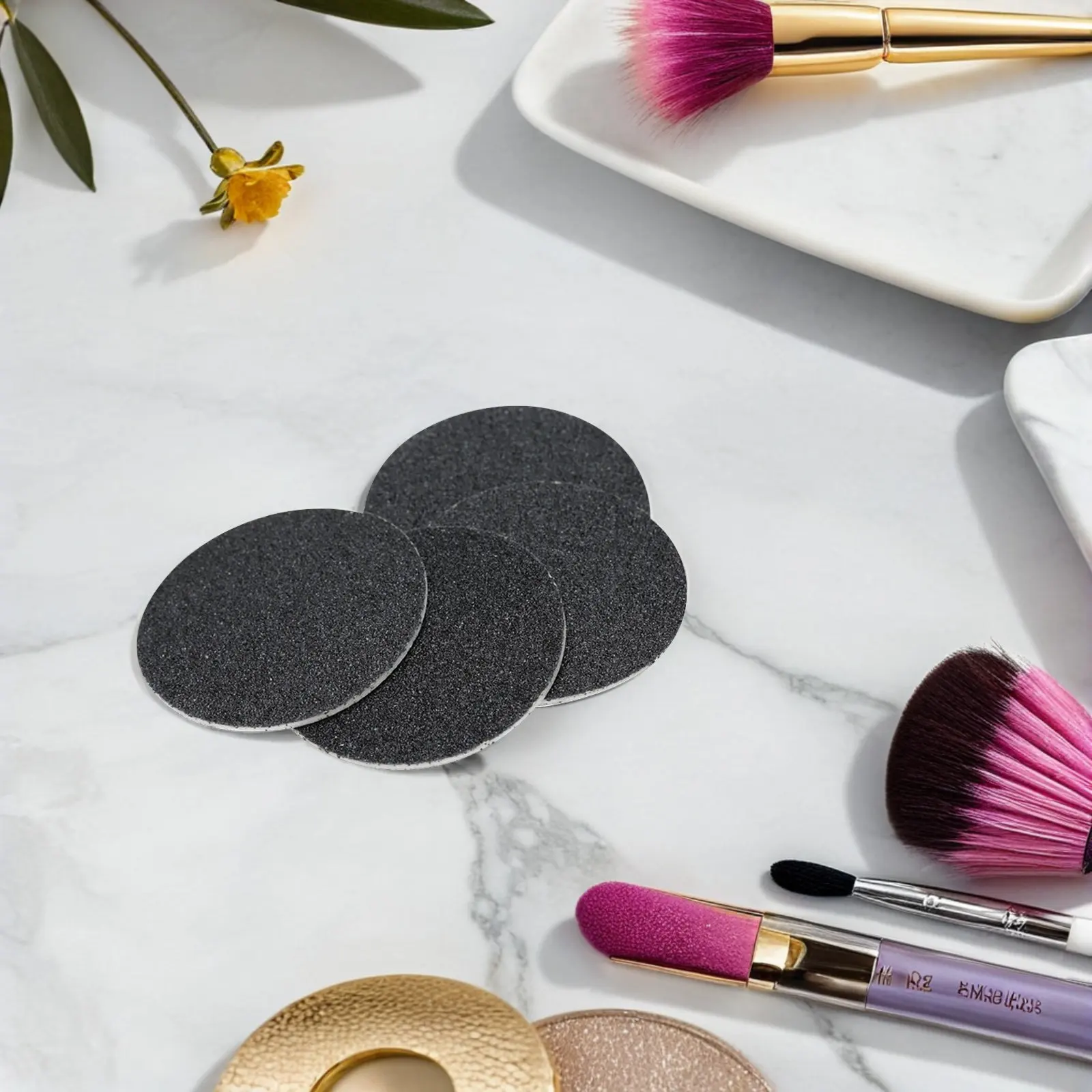 

60 шт. шлифовальных дисков для электрического прибора для удаления мозолей, одноразовые сменные абразивные диски для удаления омертвевшей кожи, черные, текстурированные