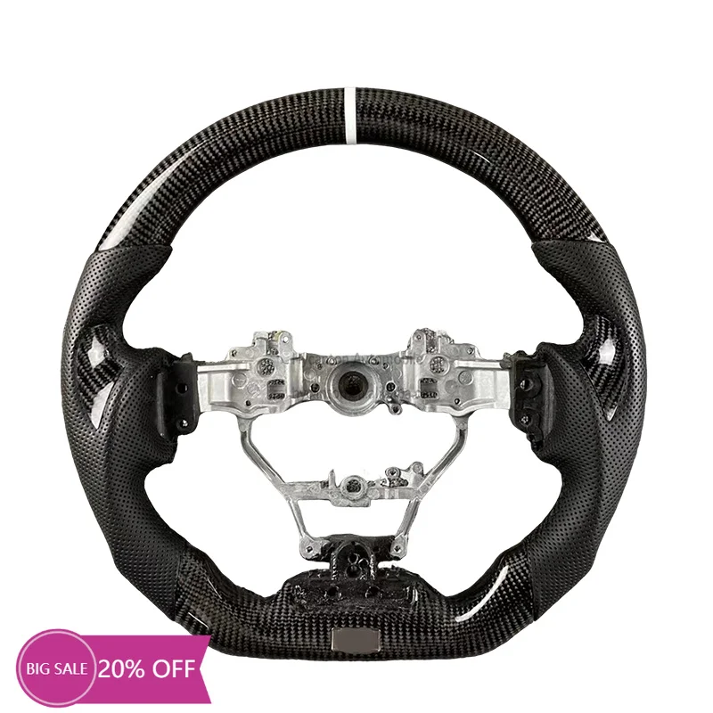 

Modified Carbon Fiber Perforated Leather Sports Wheel for Lexus IS250 IS350 Car Steering Wheel Without airbags
