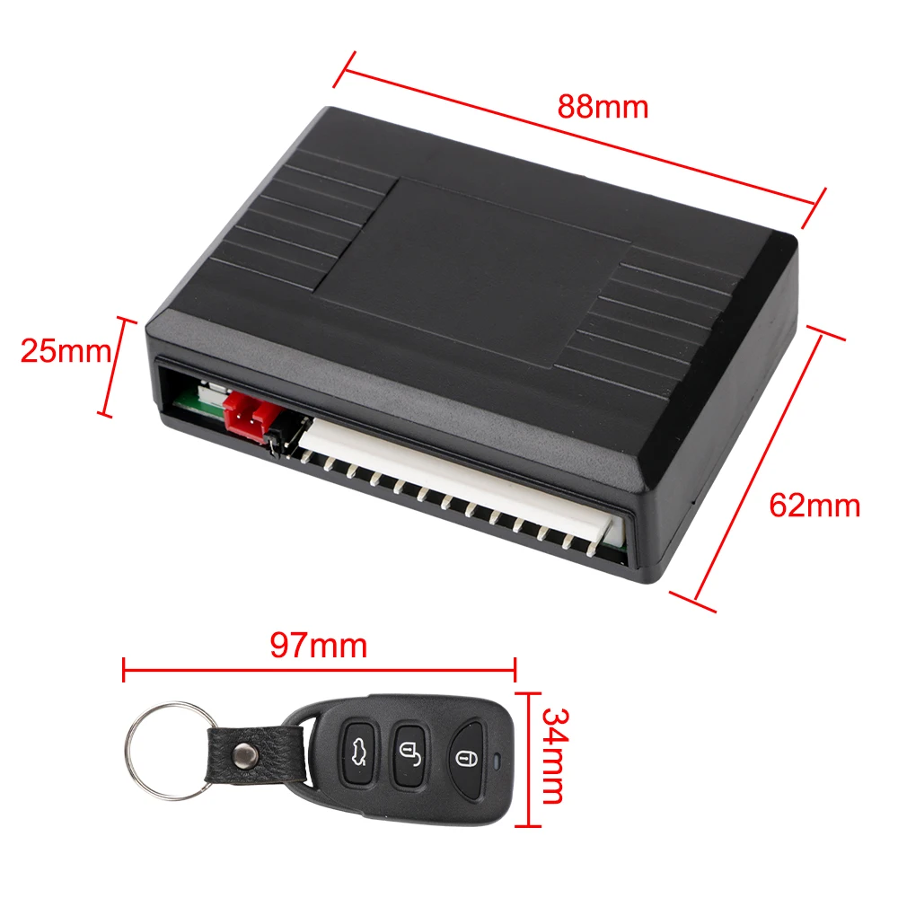 With Car Alarm Systems Auto Remote Central Kit Central Locking Remote Control Car Remote Central Door Lock Keyless System