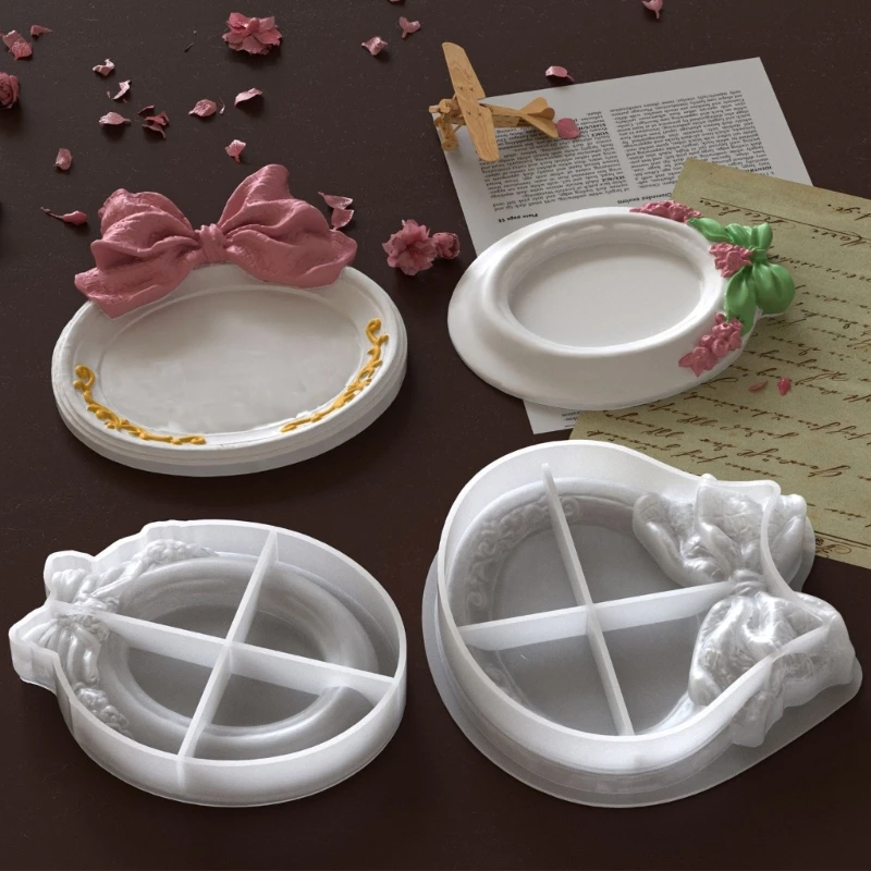 

H7EB Bowknot Тематическая плита формы силиконовой текстура, подходящая для дома