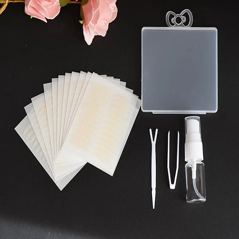 144-960 قطعة قابل للتعديل شريط لاصق للجفن المزدوج الدانتيل شبكة تنفس الجمال لصقة عين شفافة المعاوضة تعديل دقيق #1