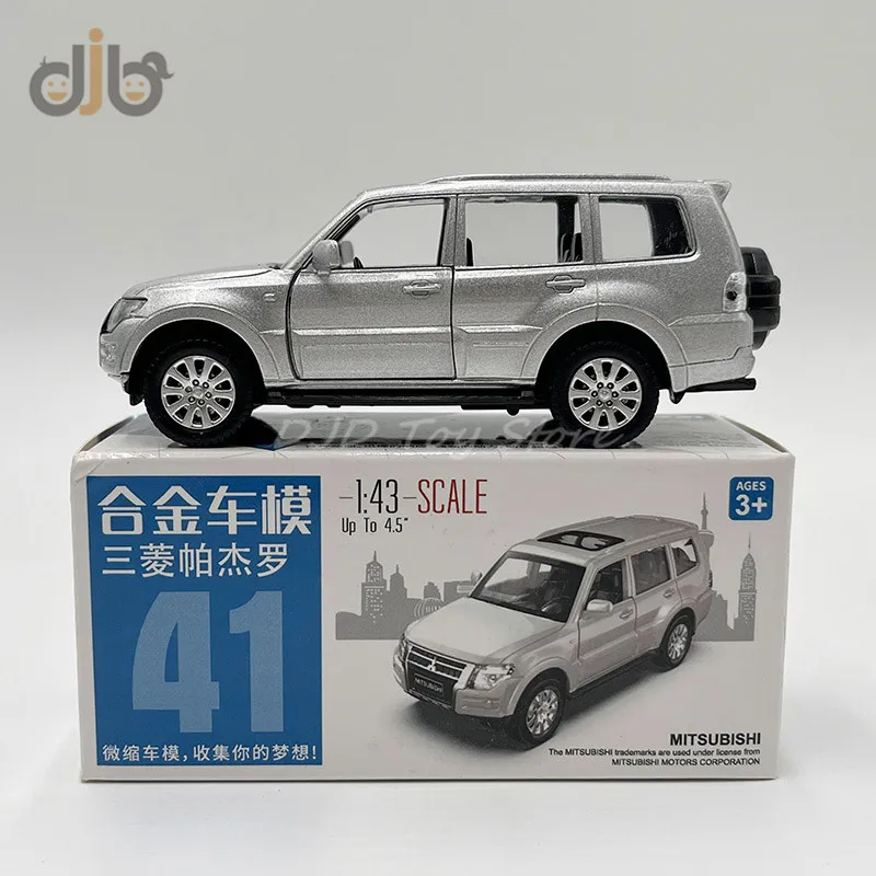 1:43 다이 캐스트 자동차 모델 장난감 F-Pajero Pull Back Car