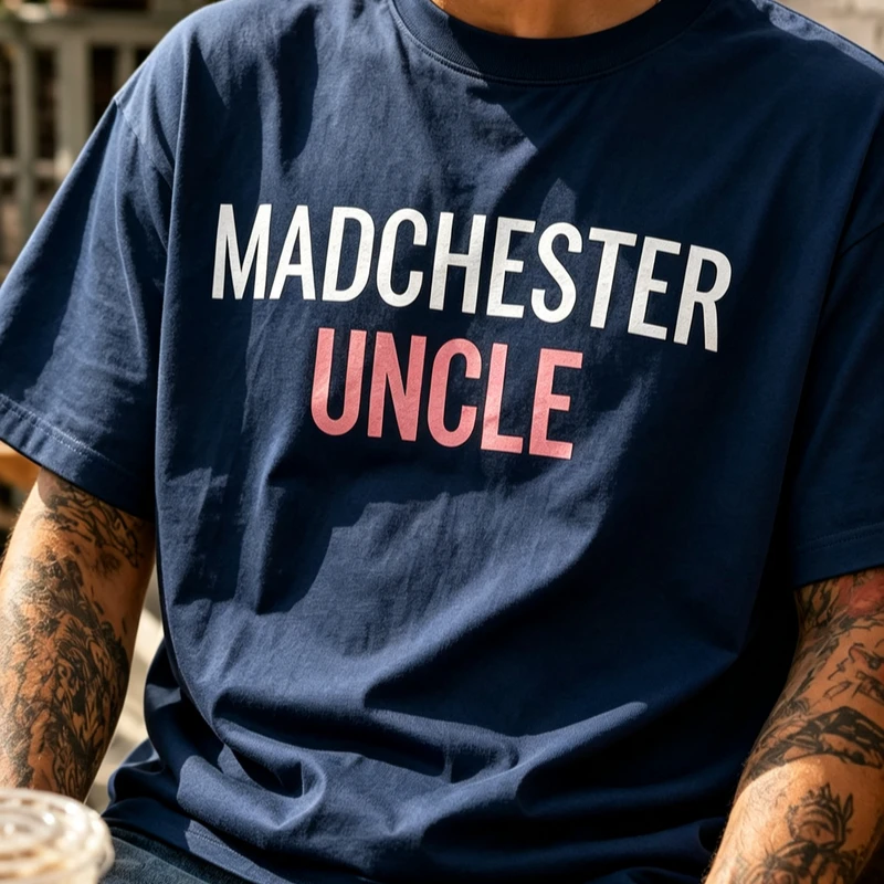 Madchester Uncle Mens Womens T-Shirt Casual O-neck Short Sleeve Cotton Tee Funny Novelty  for Uncle Family Matching Gift Tops