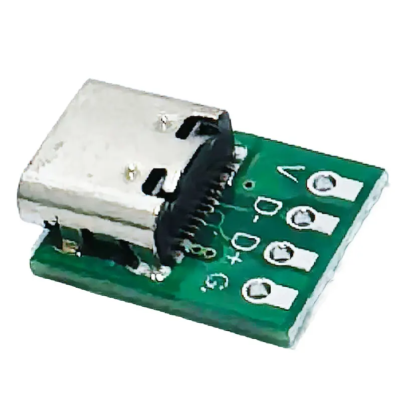10/5Pcs TYPE C USB 3.1 Type C Connector 16 Pin Test PCB Board Plate Adapter Socket For Data Line Wire Cable Transfer