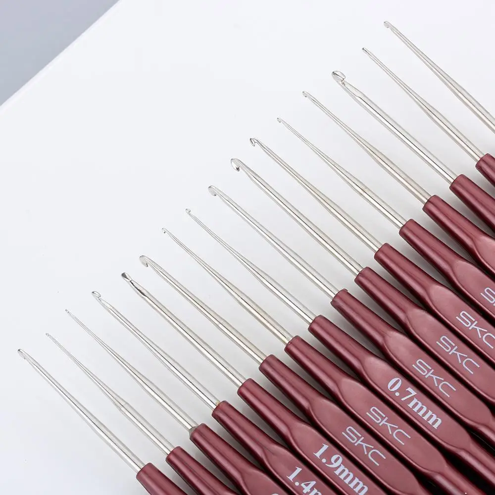 16 Ukuran Alat Baru Boneka Renda Kait Rajut Tenun Benang Jarum Rajut