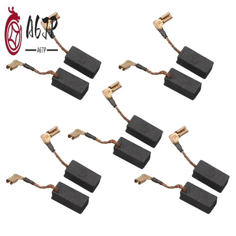 

A67P-10 PACK N097696 Carbon Brushes For DWE4120 DWE4011 Grinder Motor Replacement Parts Power Tools Spare Accessories Set