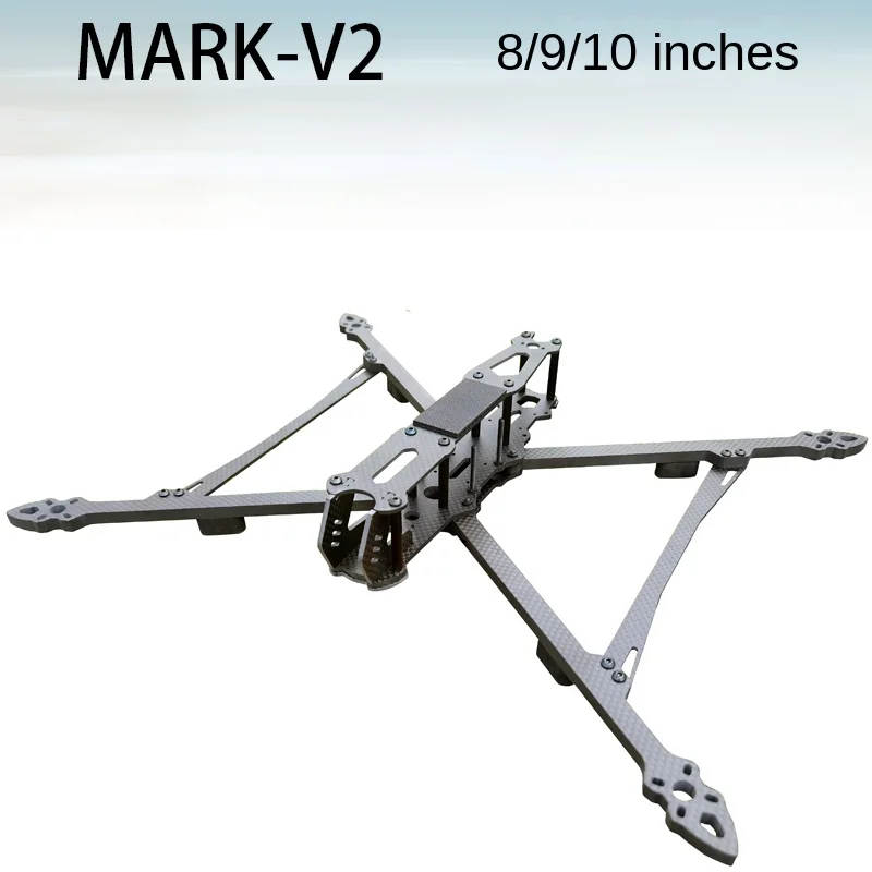 Applicable to Mark10 Mark4/Mak4 V2 8/9/10-Inch Carbon Fiber Drone Frame FPV Crossing Long Battery Life