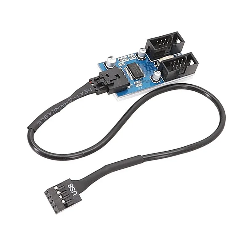 

USB-разветвитель 9-контактный с интерфейсом USB 2/4, 30 см