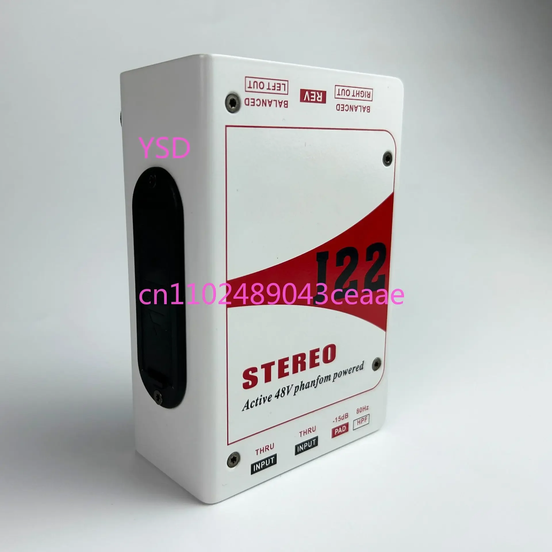 GAZ-J22 directly from the manufacturer Professional two-channel stereo 48V phantom power active connection audio DI box