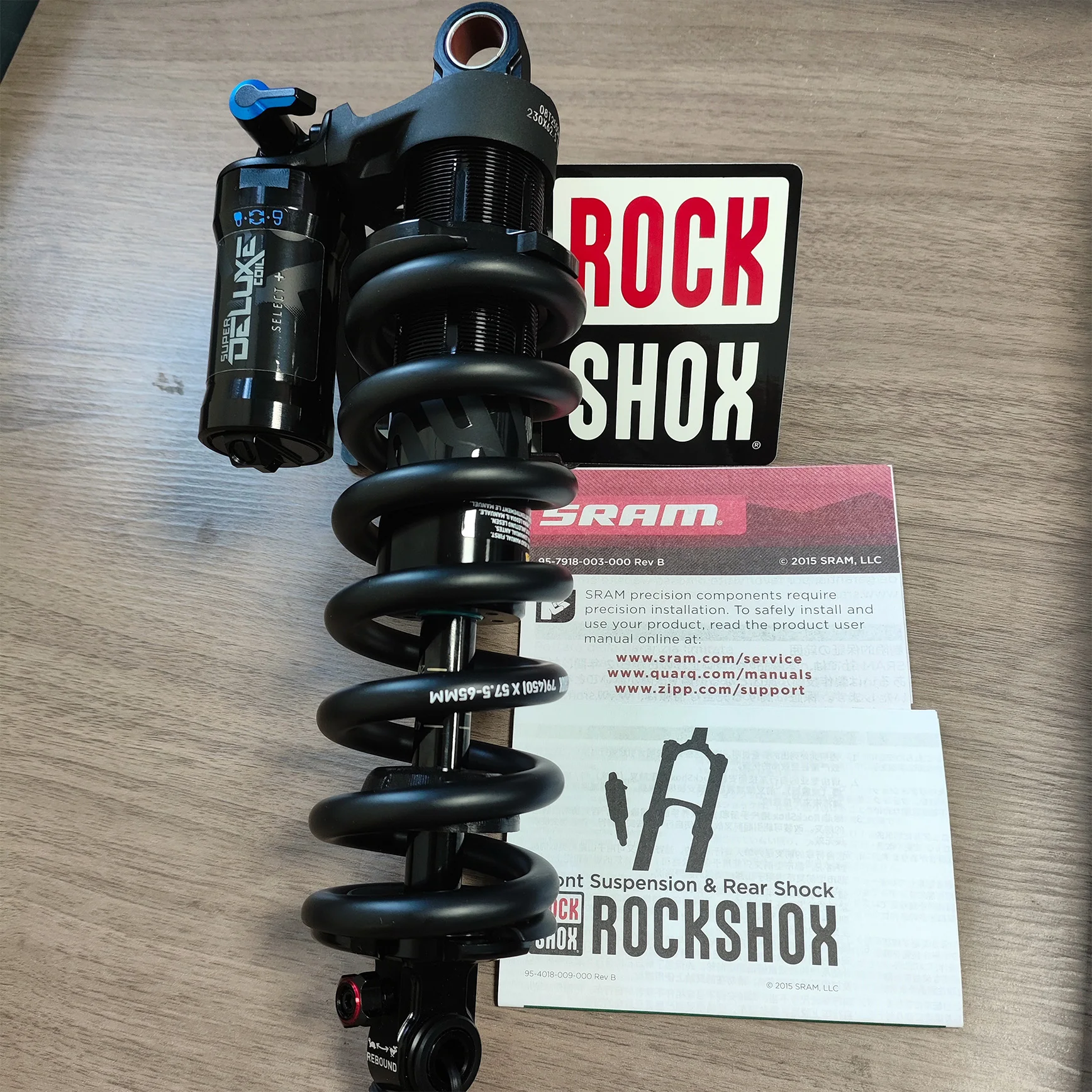 ROCKSHOX Super Deluxe Coil Select+ SPRING SPRUNG SHOCK MTB BIKE REAR SHOCK Absorber Full Suspension Mountain Bicycle Downhill