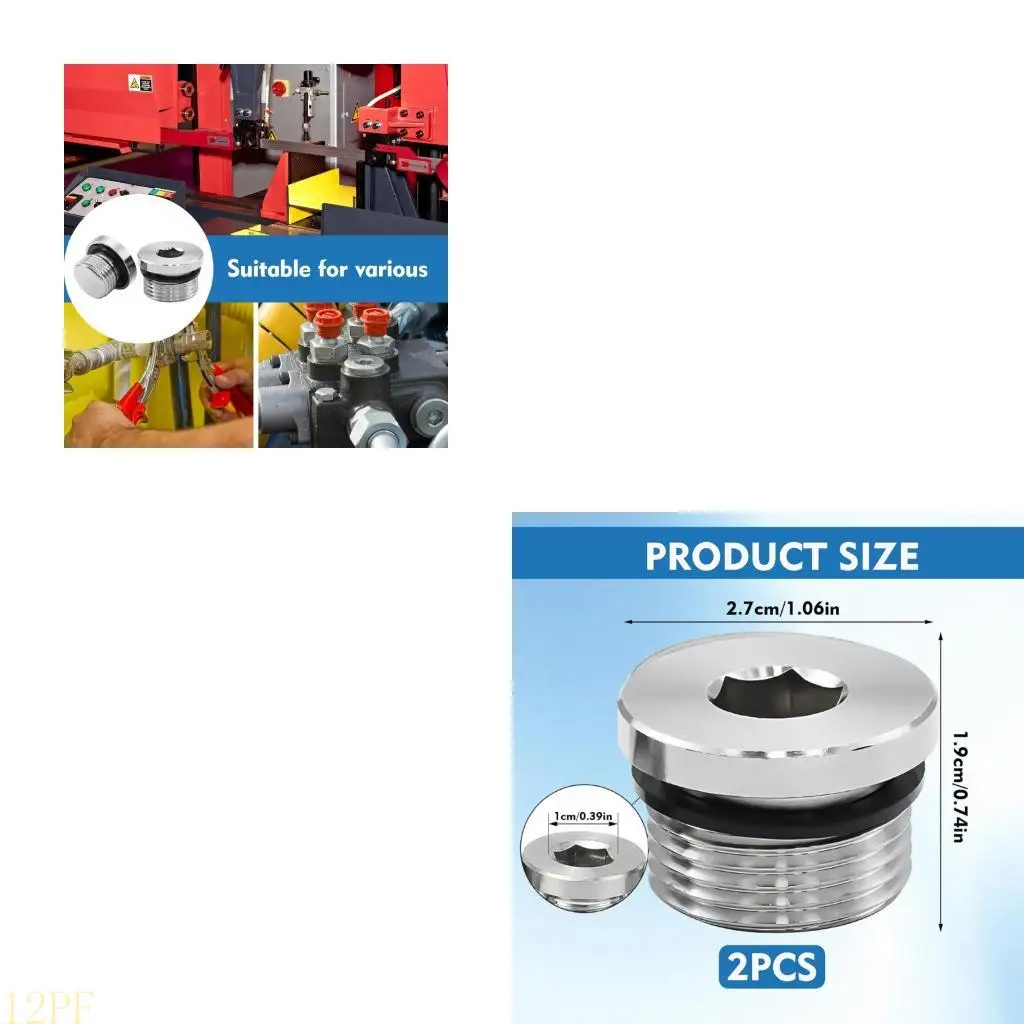 12PF 2Pcs 12.7mm Bolted Sealing Outlets Strong Building Global Agreement