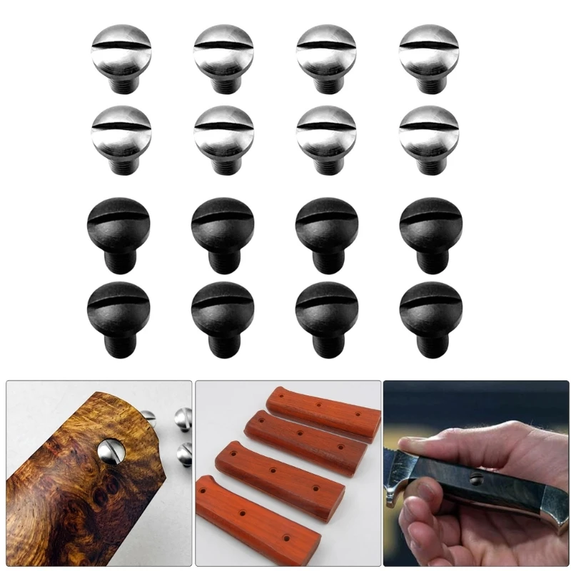 8Pcs 슬롯 나사 볼트 교체 그립 모델 416 스테인레스 스틸 나사 수리 도구 부품 액세서리