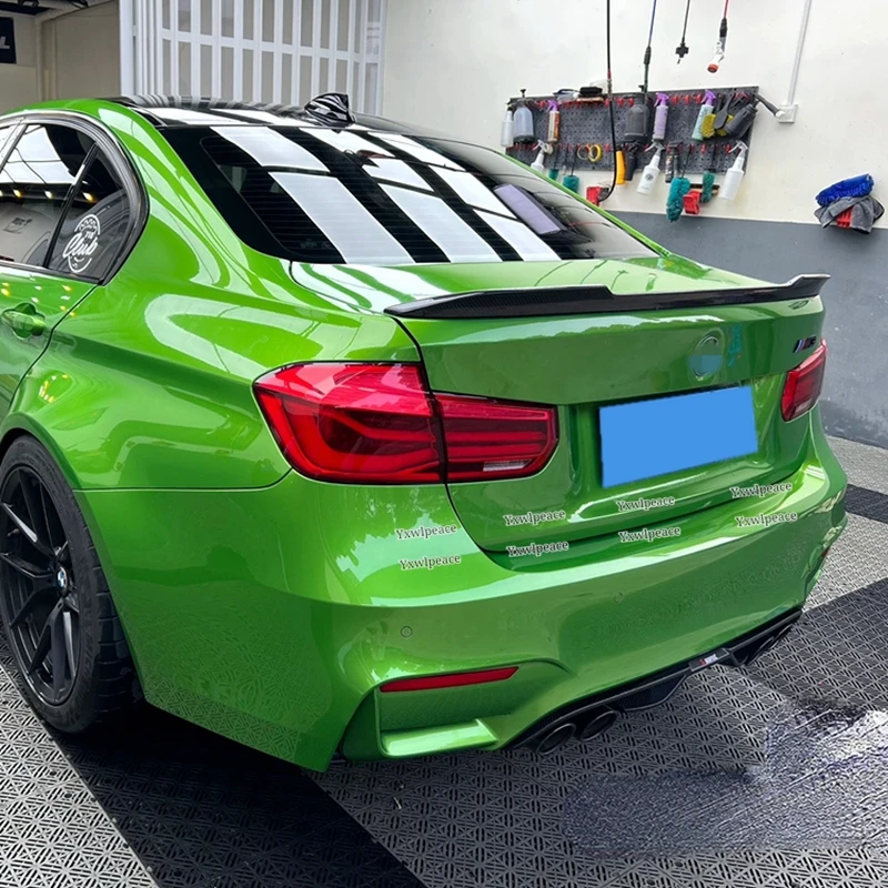 CS Style Real Carbon Fiber/ FRP Rear Trunk Spoiler Car Accessories For BMW F30 F35 M3 Spoiler 320i 320li 325li 328i 2013-2018