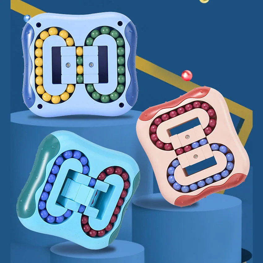 Quebra-cabeça magia grânulo rotativo desbloqueio brinquedo quebra-cabeça brinquedo crianças e adulto jogo inteligente montessori puzzle brinquedo presente das crianças