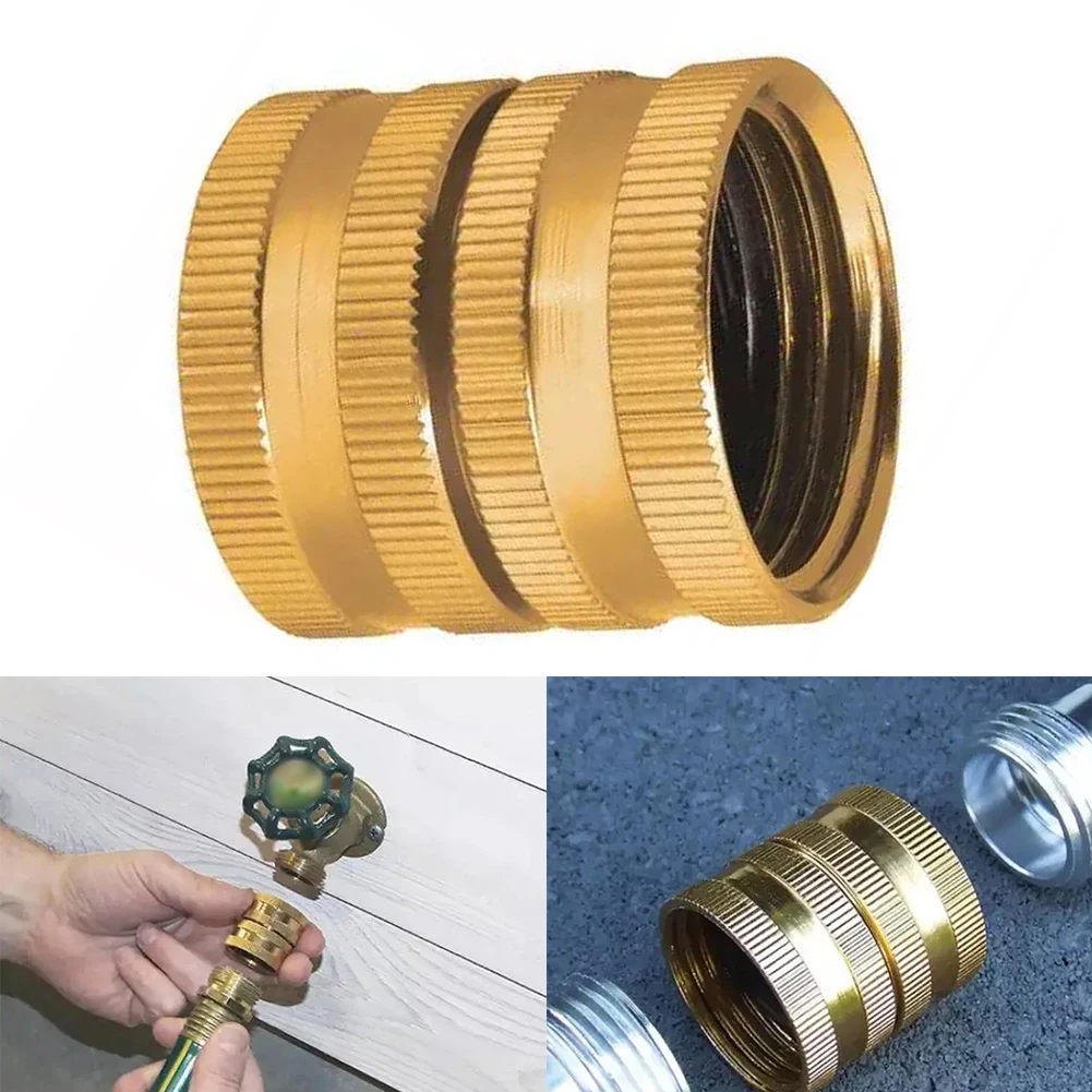 High-Quality Water Hose Double Female Adapter For Swivel Connection Of 2 Male Brass Garden Hose Adapter Connectors Clamps