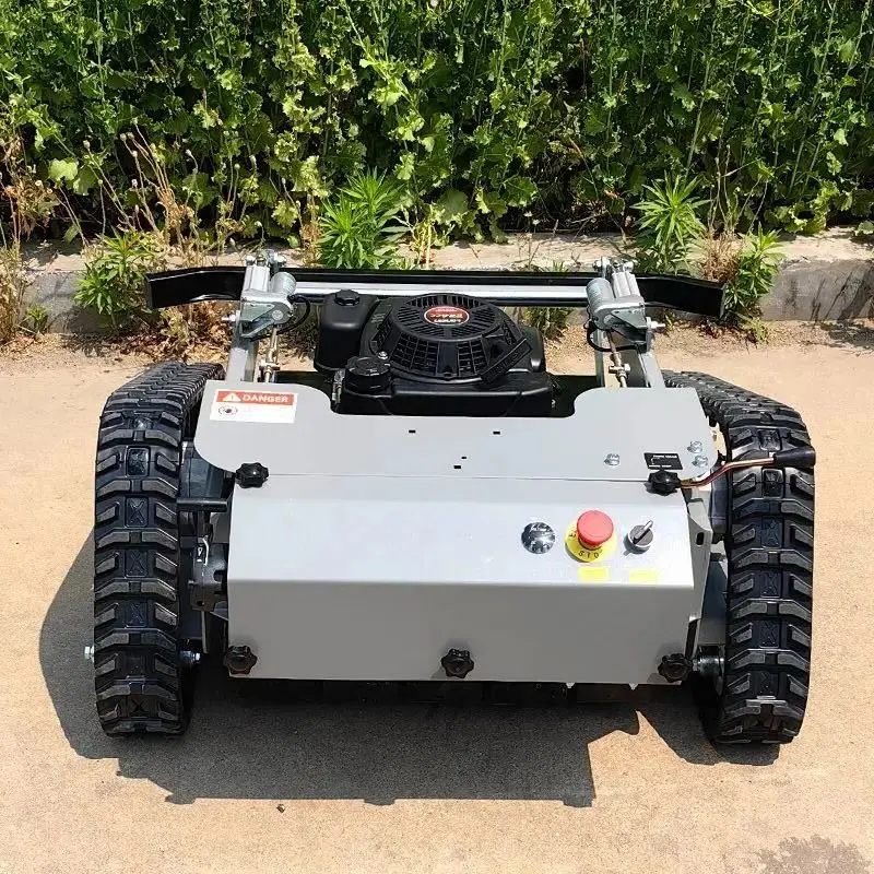 

Газонокосилка с дистанционным управлением по индивидуальному заказу, китайская качественная газонокосилка с нулевым поворотом, мини-автоматическая радиоуправляемая гусеничная газонокосилка-робот